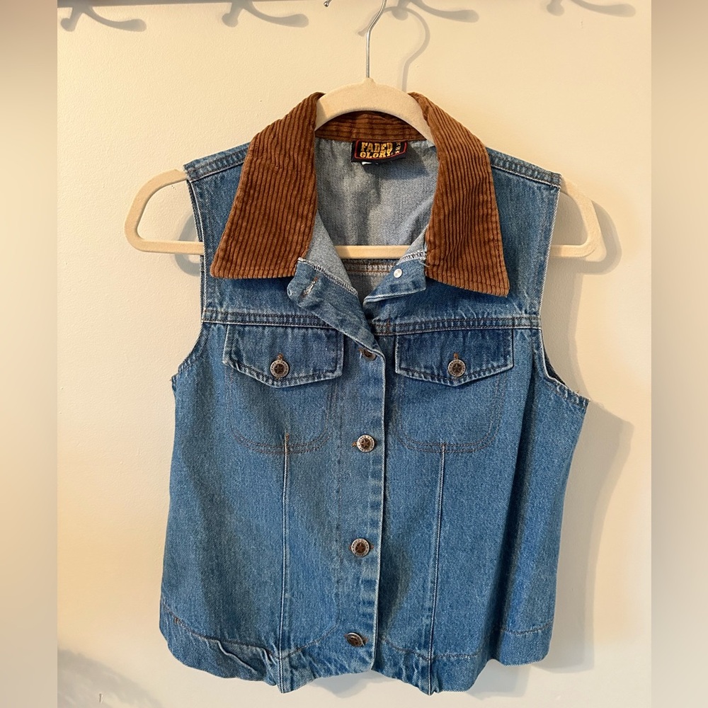 Women’s Vintage Denim Vest